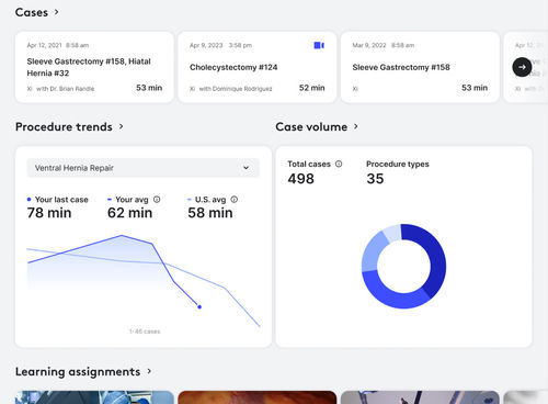 Intelligente Cloud-Solution / Bildverarbeitung - My Intuitive - Intuitive Surgical - für Telemedizin / für die Medizintechnik / Reporting