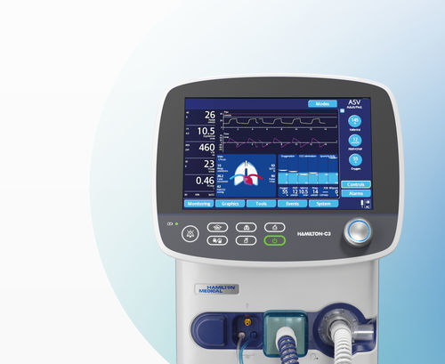Beatmungsgerät für Intensivpflege - HAMILTON-C3 - Hamilton Medical - für Kliniken / elektronisch / pneumatisch