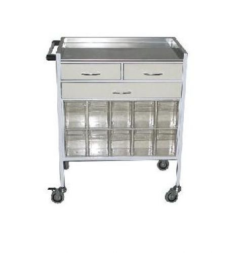 Medizinischer Wagen - PS-EQ22  - PROJESAN - Medikamente / Vielzweck / Edelstahl