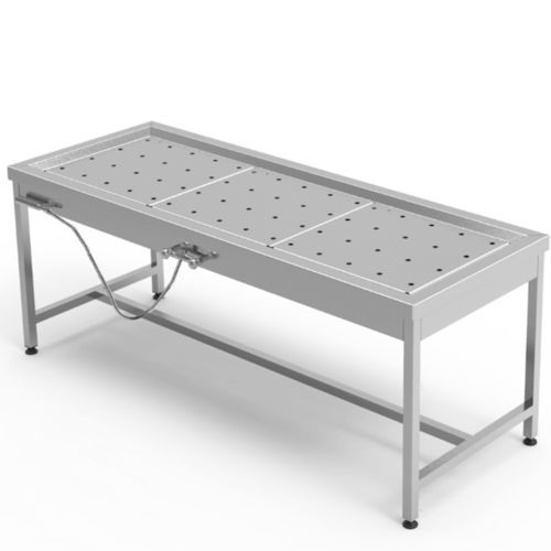 Leichenwaschungs-Tisch - PS-SSCWT01 - PROJESAN - rechteckig / Edelstahl