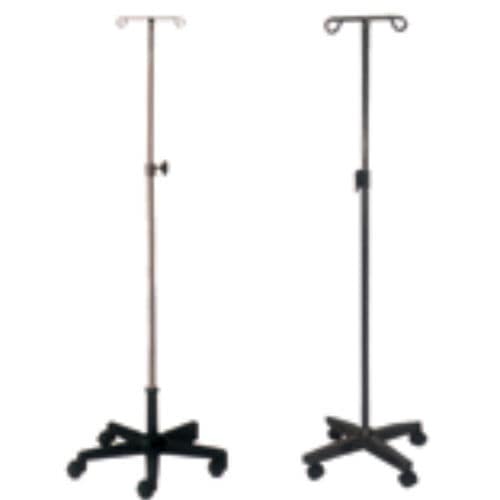 Infusionsständer auf Rollen - MS-23 - Medical Master Co., Ltd - 2 Haken / Edelstahl