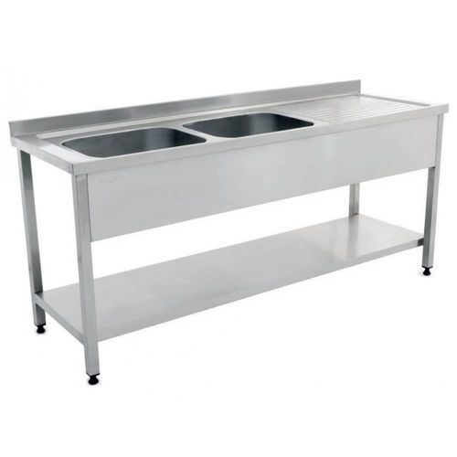 Medizinisch Spüle - MD 4030 - MESPA - 2 Stationen / Edelstahl