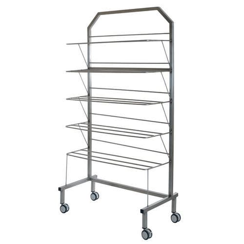 Schuhregalwagen - MD 4470 - MESPA - Lager / Edelstahl