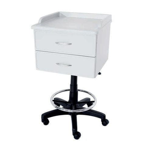 Medizinischer Wagen - MS 1560 - MESPA - für Monitor / für Transport / mit Schublade