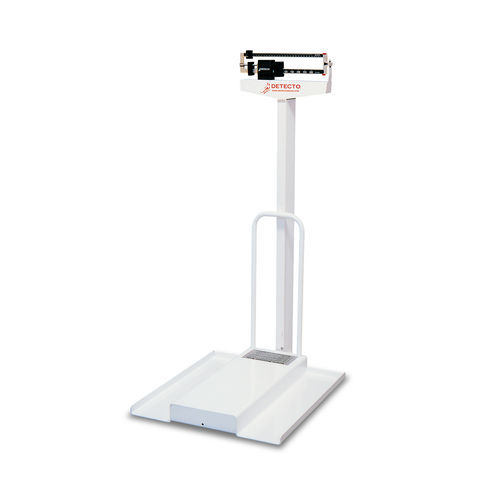 Mechanische Plattformwaage - 485 - DETECTO - für Rollstuhl / für Humanmedizin / mit Laufgewicht