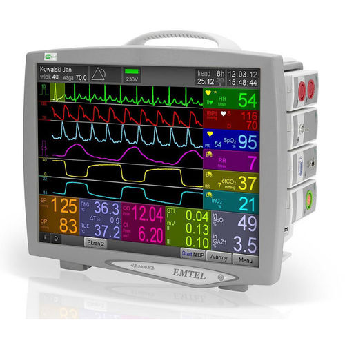 Tragbarer Multiparameter-Monitor - FX 3000MD - EMTEL Śliwa sp.k. - modular / Nacht / EKG