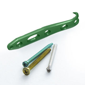 Kompressionsplatte für Ulna - 3.4099.60 series - ChM - distal / mit Verriegelung / Titan