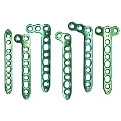 Kompressionsplatte für Radius - 3.70 series - ChM - distal / mit Verriegelung / Titan