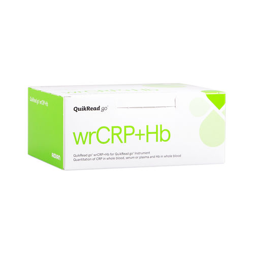 Schnelltest für Infektionskrankheiten - QuikRead go wrCRP+Hb - Aidian Oy - CRP / Hämoglobin / Vollblut