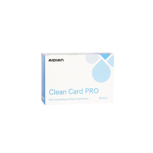 Hygiene-Testkit - Clean Card PRO  - Aidian Oy - Kontamination / für Kliniken / Oberflächen