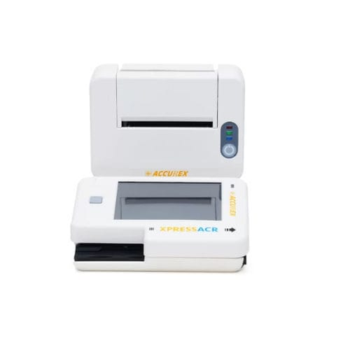 Automatisches Urin-Analysegerät - Xpress ACR  - Accurex Biomedical Pvt. Ltd.  - für klinische Diagnose / Tisch / mit Touchscreen