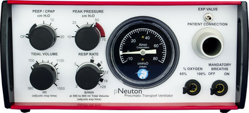 Notfallbeatmungsgerät - pNeuton model S - Airon Corporation - pneumatisch / Transport / CPAP
