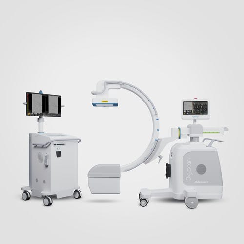 Mobiler C-Bogen - DIGISCAN V20/V30 - Allengers Medical Systems - mit Flachbildsensor / mit Videosäule / mit integriertem Bildschirm