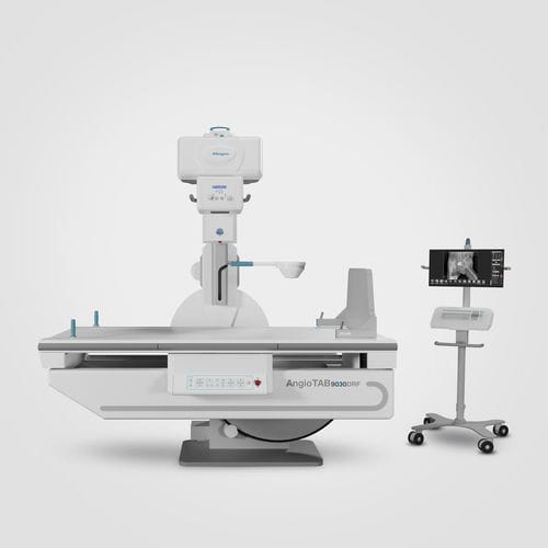 Digitaler Radio-Fluoroskopie-System - AngioTab 9030 DRF - Allengers Medical Systems - für diagnostische Fluoroskopie / für multifunktionale Röntgenaufnahmen / mit Kipptisch