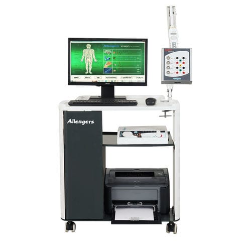 Elektromyograph / 2 Kanäle - SCORPIO - Allengers Medical Systems - 4 Kanäle / für Forschungszwecke / mit Rollgestell