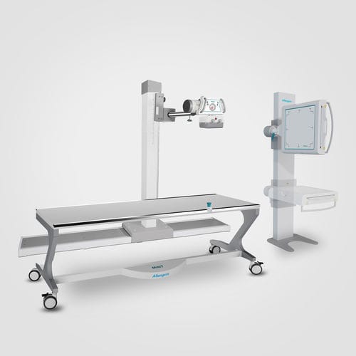 Digitales Röntgensystem - Smart DR - Allengers Medical Systems - für multifunktionale Röntgenaufnahmen / mit verstellbarem Tisch / mit bodenstehendem Bucky