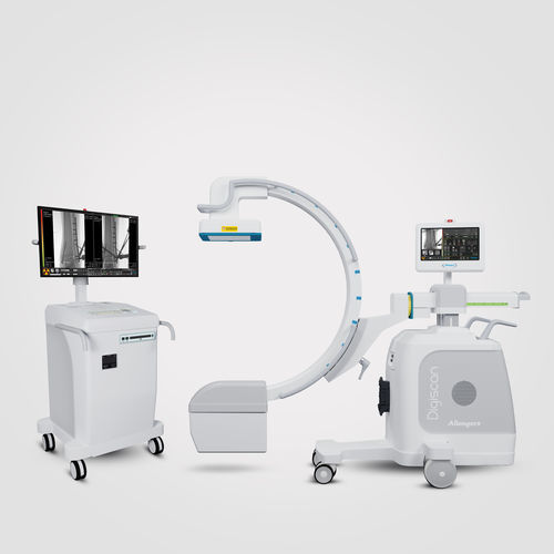 Mobiler C-Bogen - Digiscan C-Arm - Allengers Medical Systems - mit Flachbildsensor