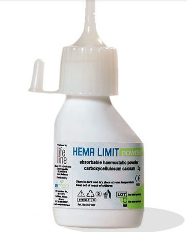 Pulver-Hämostat - HEMA LIMIT POWDER - Amed Therapeutics