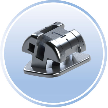 Orthodontie Bracket / Metall - Beijing Chunli Technology Development - rechteckig