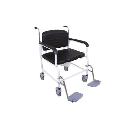 Duschstuhl mit Armlehnen - X399 - Benmor Medical - auf Rollen / mit Fußstütze / Toilette
