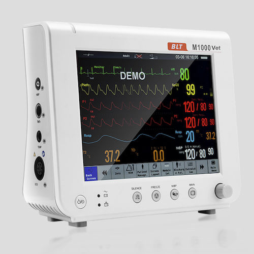 Tragbarer Patientenmonitor - M1000 VET - Guangdong Biolight Meditech - kompakt / EKG / RESP
