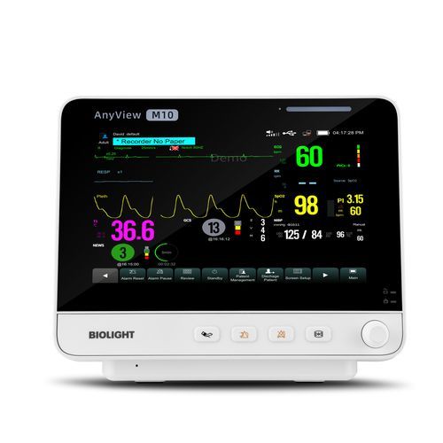 Tragbarer Patientenmonitor - M10 - Guangdong Biolight Meditech - EKG / RESP / für Intensivpflege