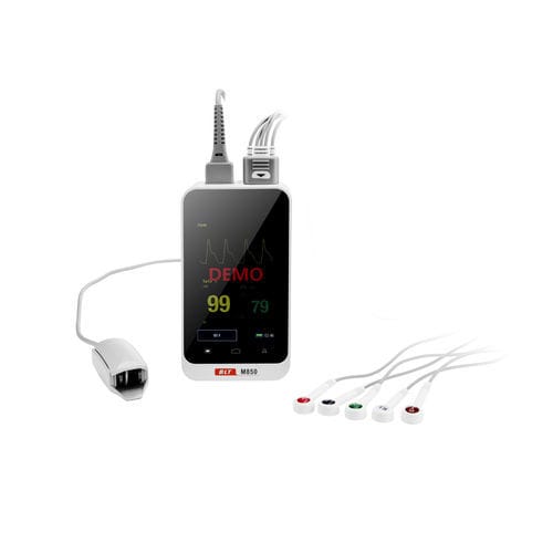 Handgerät-Patientenmonitor - M850 - Guangdong Biolight Meditech - mit separatem Sensor / EKG / RESP