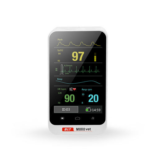 Handgerät-Patientenmonitor - M880 Vet - Guangdong Biolight Meditech - SpO2 / etCO2 / für Kliniken