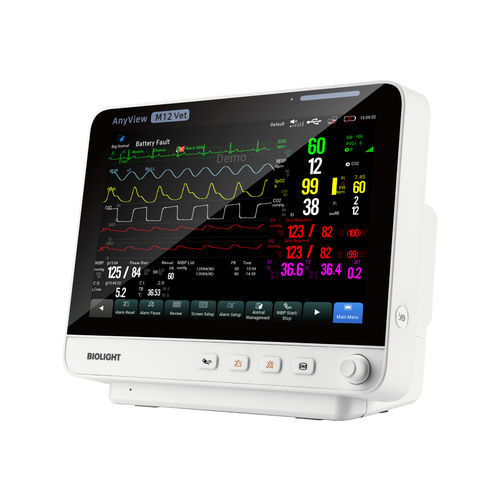 Kompakter Multiparameter-Monitor - M12 Vet - Guangdong Biolight Meditech - für Veterinärmedizin / kabellos