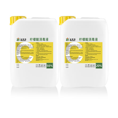 Desinfektionsmittel für Böden und andere Oberflächen - Guangdong Biolight Meditech - flüssig / 5000 mL / auf Zitronensäurebasis