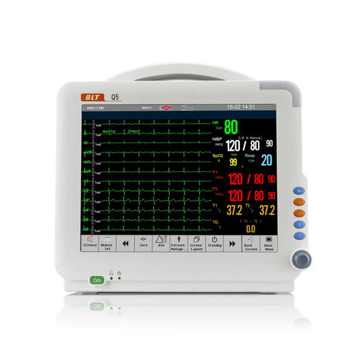 Tragbarer Multiparameter-Monitor - Q5 - Guangdong Biolight Meditech - modular / EKG / RESP