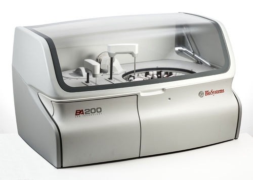 Automatisches biochemisches Analysegerät - 200 tests/h | BA200 | 83200 - BioSystems S.A. - Tisch / kompakt / Direktzugriff