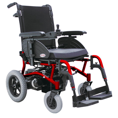 Elektrischer Rollstuhl - HS-6100 - Chien Ti Enterprise - zur Nutzung im Freien / für den Innenbereich / zusammenklappbar