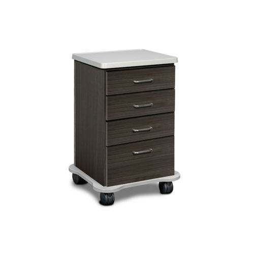 Krankenhausschrank - 4940-C - Clinton Industries - mit Schublade / Metall / grau