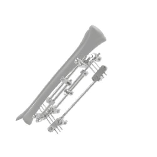 Fixateur externe / für Tibia - 201524 - SOFEMED International - rohrförmig / für Erwachsene