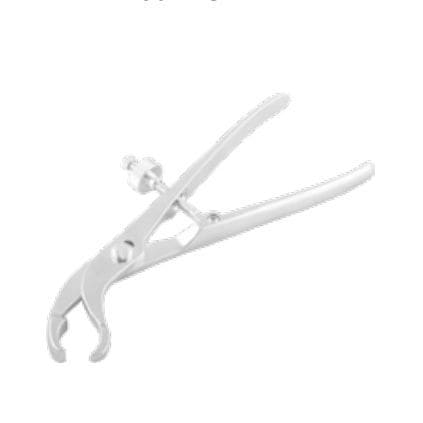 Klemme für Orthopädie - 100400 - SOFEMED International - zum Greifen / wiederverwendbar / gebogen