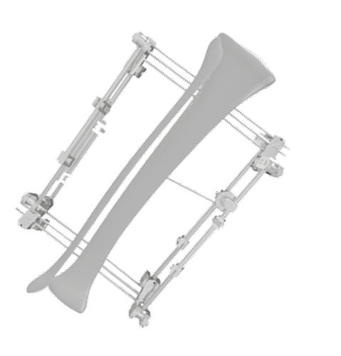 Fixateur externe / für Tibia - 201521 - SOFEMED International - rohrförmig / für Erwachsene