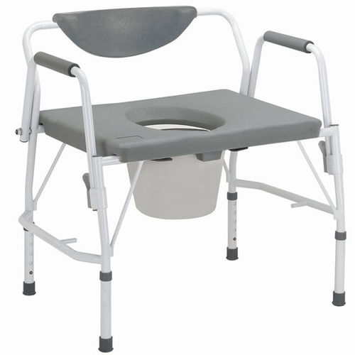 Garderobenstuhl für Übergewichtige - 11135-1	 - Drive DeVilbiss Europe - mit Armlehnen / mit Eimer / Toilette