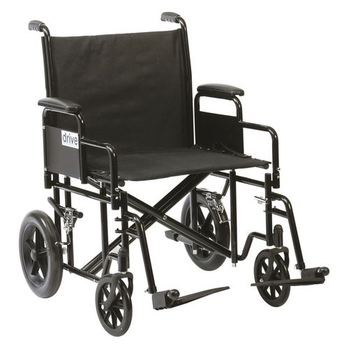 Patienten-Transportstuhl / für den Innenraum - BTR22BLK - Drive DeVilbiss Europe - für Außenbereich / auf Rollen / zusammenklappbar