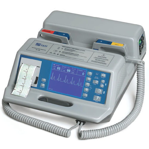 Manueller externer Defibrillator - C-12RS - E & M Electromedicina  - EKG und SpO2-Monitor