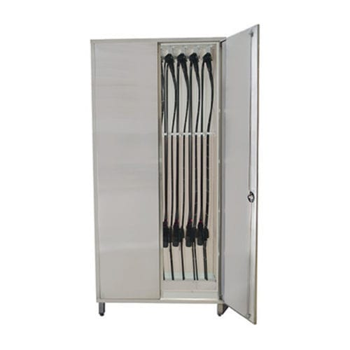 Endoskopschrank - ESC-2D - Eagle Star Metallic - für Krankenhaus / mit Flügeltür / mit Regal