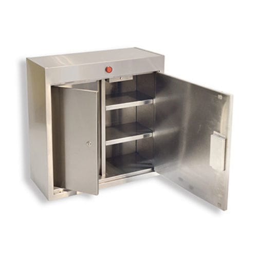 Drogenschrank - NC-SDD - Eagle Star Metallic - mit Flügeltür / mit Regal / Edelstahl
