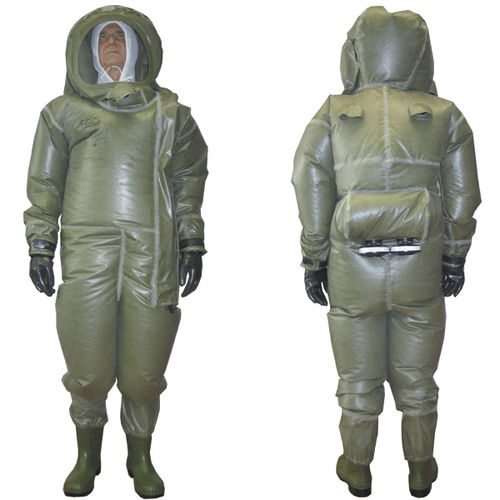 Unisex-Schutzanzug - EBO-10/M - EGO Zlín - mit Luftzufuhr / grün