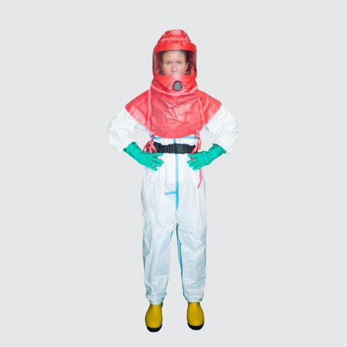 Unisex-Schutzanzug - EMP-10 - EGO Zlín - mit Luftzufuhr / weiß