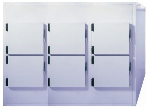 Leichenkühlzelle für Leichentragen - 50606H - EIHF-ISOFROID - 6 Körper / mit Frontöffnung / 6 Türen