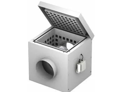 Luftaufbereitungssystem für Leichen - Caisson de filtration et désinfection - EIHF-ISOFROID