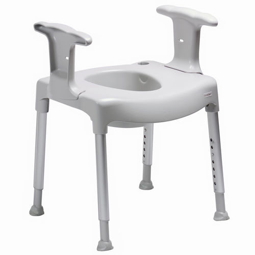 Toilettensitzerhöhung mit Armlehnen - 81702020 - Etac - höhenverstellbar / mit Deckel / rutschfest