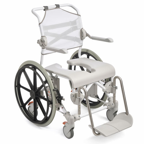 Duschstuhl mit Armlehnen - 80229402 - Etac - mit Rückenlehne / auf Rollen / Toilette