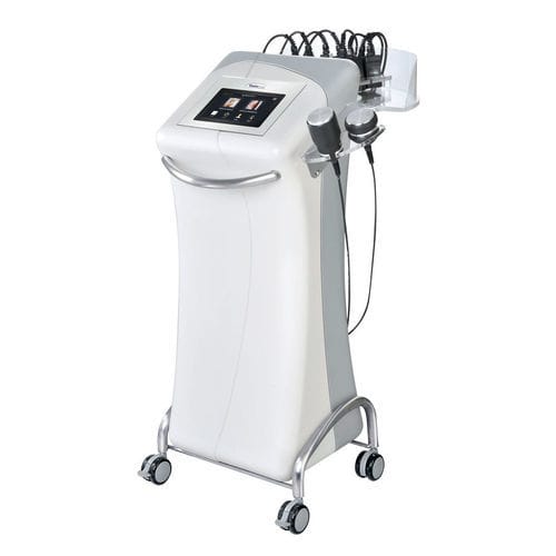 Extrakorporales Stoßwellentherapiegerät / für die ästhetische Medizin - FISIOSONIC® TOTAL FREQUENCY - Fisioline - auf Wagen