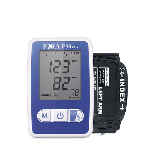 Automatischer Blutdruckmonitor - P30 plus - ForaCare Suisse AG - oszillometrisch / mit Akku / mit integrierter Manschette